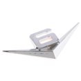 thumbnail image 3 of 1 pieza 3D plata Auto motocicleta V6 coche trasero Metal emblemas calcomanía insignia Baoblaze V6 3D Car Badge Decal, 3 of 8