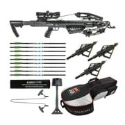 Killer Instinct Burner 415 FPS Crossbow Package (Gray Camo) Bundle