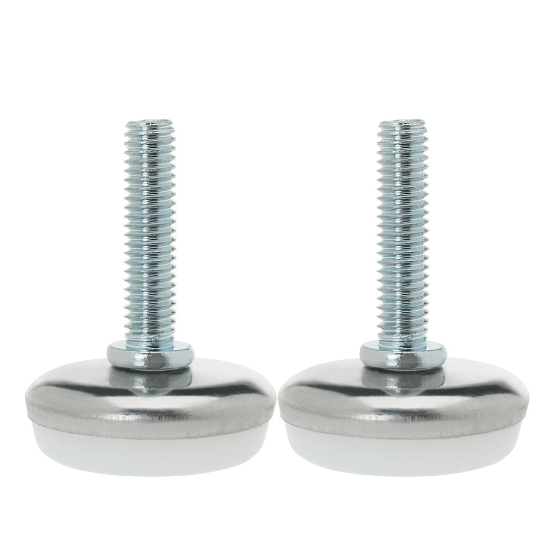2Pcs M6 x 30mm Threaded Adjustable Rod Levelling Foot for Chair Table 