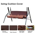 thumbnail image 2 of Camnix Seat Replacement Cover, Swing Seat Cover, Heavy Duty Waterproof Swing Bench Cover for Outdoor Porch Garden Yard 2/3 Seat Patio Chair, 59"x59.6", 2 of 6