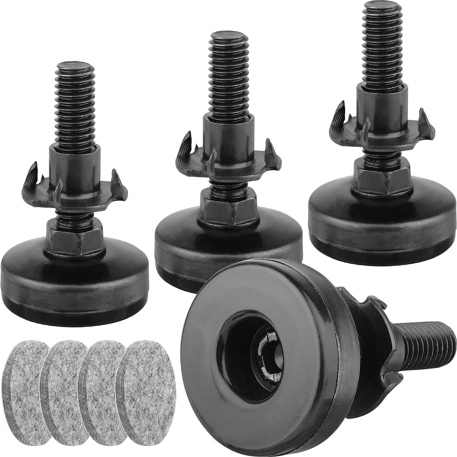 Details about   Leveling Foot 4" industrial 4 pack 