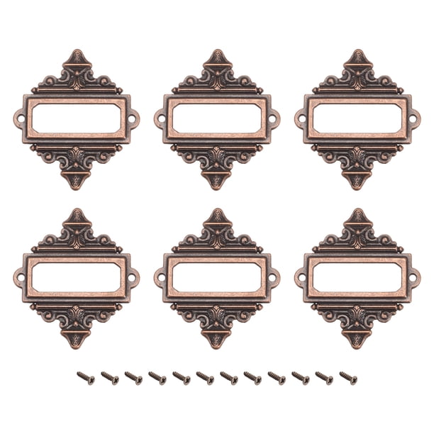 Soportes de Metal Unique Bargains 55x62mm 6uds Marrón