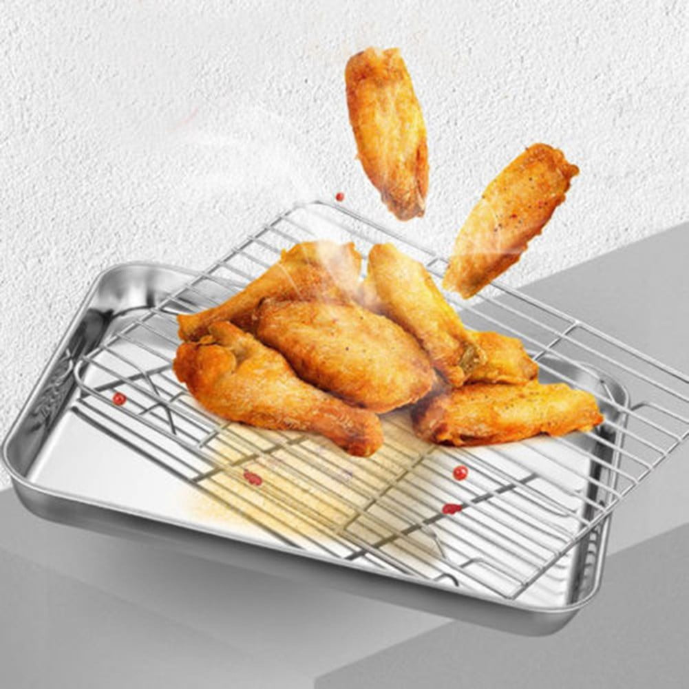 Wodtesl Rust resistant Stainless Steel For Baking Sheet with Wire Rack Superior Quality