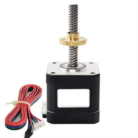 

Screw Rod L100-350MM Nema17 Screw Stepper Motor 1.7A 40N.cm 17HS4401S-T8 With Copper Nut Lead 2/4/8mm -------- Stable Internal Structure
