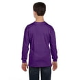 thumbnail image 2 of The Gildan Youth 53 oz Long Sleeve T-Shirt - PURPLE - S, 2 of 2