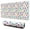 Christmas Light Colorful, variant on 31.5x15.7 Inch Gaming Mouse Pad, Non-Slip Stitched Rubber Desk Mat for Desktop & Laptop,Dachshund Variety White Pattern