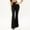Black, variant on Mother Day Gifts AXXD Women'S Leggings Summer Flare Leggings Full-Length Sexy Solid Tight Trousers Long Leg Pants Yoga