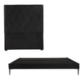thumbnail image 2 of Box Base Cama Slim King Size+Cabecera Oporto Negro+Almohada Royal Twin+Sabanas Royal, 2 of 6