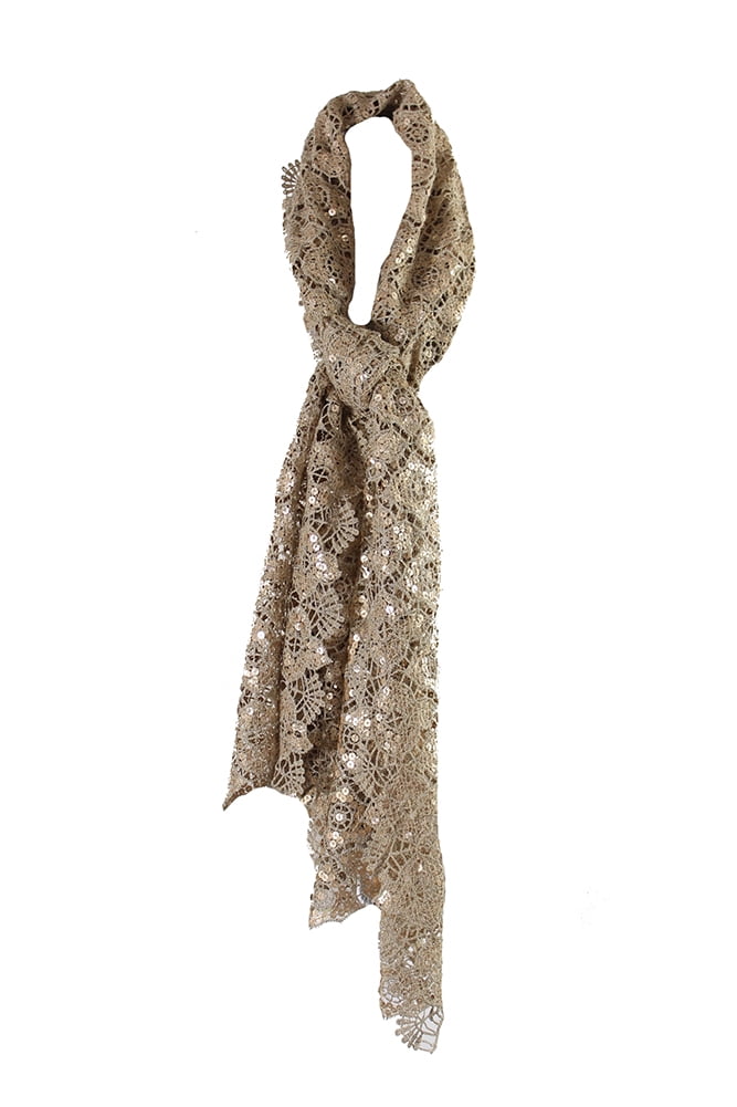 sequin evening wrap