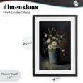 thumbnail image 4 of Stupell Industries French Country Rustic Floral Bouquet Bucket Black Framed Print Under Glass, 14 x 20, by Creative Studio, 4 of 8