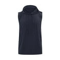 thumbnail image 5 of asjyhkr Mens Cotton Sleeveless Shirts with Hoodie Active Running Gym Athletic Summer Casual Tank Top M-3XL, 5 of 8