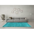 thumbnail image 3 of Ahgly Company Indoor Rectangle Persian Light Blue Traditional Area Rugs, 2' x 5', 3 of 4