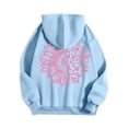 thumbnail image 4 of Hoodies for women Breast Cancer Awareness Long Sleeve Pink Ribbon Graphic Hooded Sweatshirts with Pockets Casual Comfy Pullover Fall Tops 2025, 4 of 6