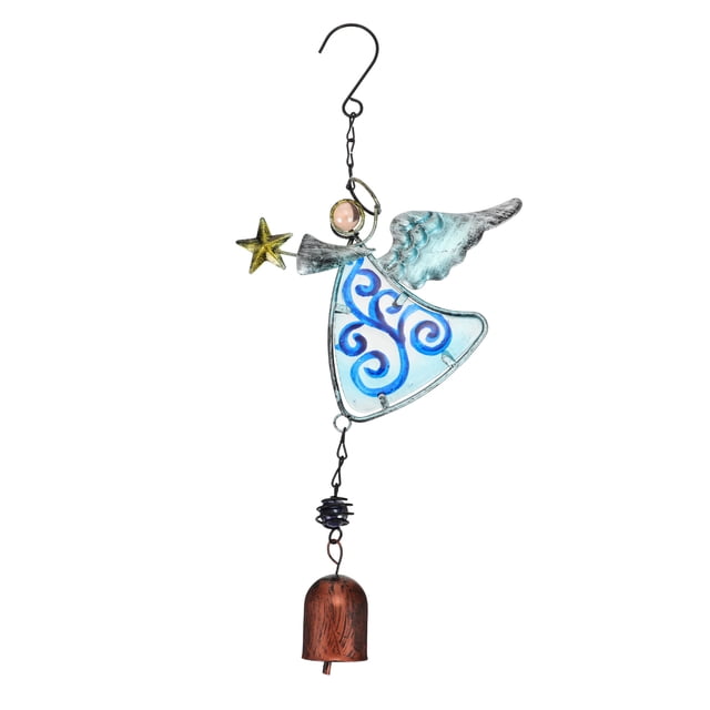 Shisuyan Carillon d'Ambiance de Camping Pendentif en Forme d'Ange Fer 1Ensemble