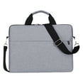 thumbnail image 2 of Dreamyjuly Gray 15.6-Inch Laptop Backpack Laptop Bag Inner Bag with Shoulder Straps 13 Inches 14 Inches 15.6 Inches Thin Laptop Shoulder Bag Business Briefcase, 2 of 9