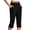 #1Black, variant on Capris Pants for Women Stretch Yoga Capri Pants High Waisted Crop Office Work Pants Summer Casual Golf Capris Slacks Yoga Dress Pant Workout Splt Capris Athletic Shorts with Pockets