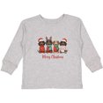thumbnail image 3 of Inktastic Merry Christmas Dachshund Dogs Boys or Girls Long Sleeve Toddler T-Shirt, 3 of 5