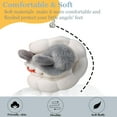 thumbnail image 4 of Drecage Toddler Boys Girls Cute Shark Slippers Kids Non-Slip Fuzzy Bedroom House Shoes, 4 of 7