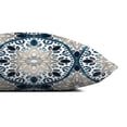 thumbnail image 4 of Creative Products Faded Gray Blue Medallions 18x18 Indoor / Outdoor Pillow, 4 of 9