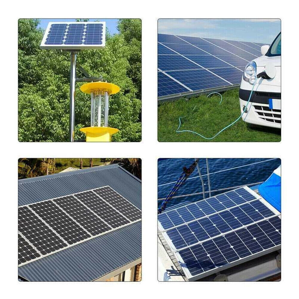 Xhy Solar Panel Kit 400W with Controller and Power Inverter Battery Charger Maintainer for Boat Car RV Motorcycle Marine Automotive