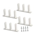 thumbnail image 4 of DOLITY 4 Pcs Guides de Montage de Porte de Placard de Revêtement, Blanc, 4 of 9