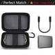 thumbnail image 3 of Funda de transporte para SSD portátil Crucial X10/X9 Pro, color gris oscuro, 3 of 7