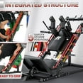 thumbnail image 4 of RitFit Gazelle Pro 3 in 1 Leg Press and Hack Squat Machine - High-Tensile Steel Leg Press Machine, 2000 lbs Capacity, Adjustable Angles, Hack Squat Machine with Weight Storage, for Home Gym (Red), 4 of 10