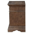 thumbnail image 4 of New Classic Furniture Mar Vista Solid Wood 3-Drawer Nightstand in Walnut Brown, 4 of 5