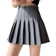 thumbnail image 1 of Mini Short Falda Plisada Cremallera Lateral Elegante Mujer, 1 of 8