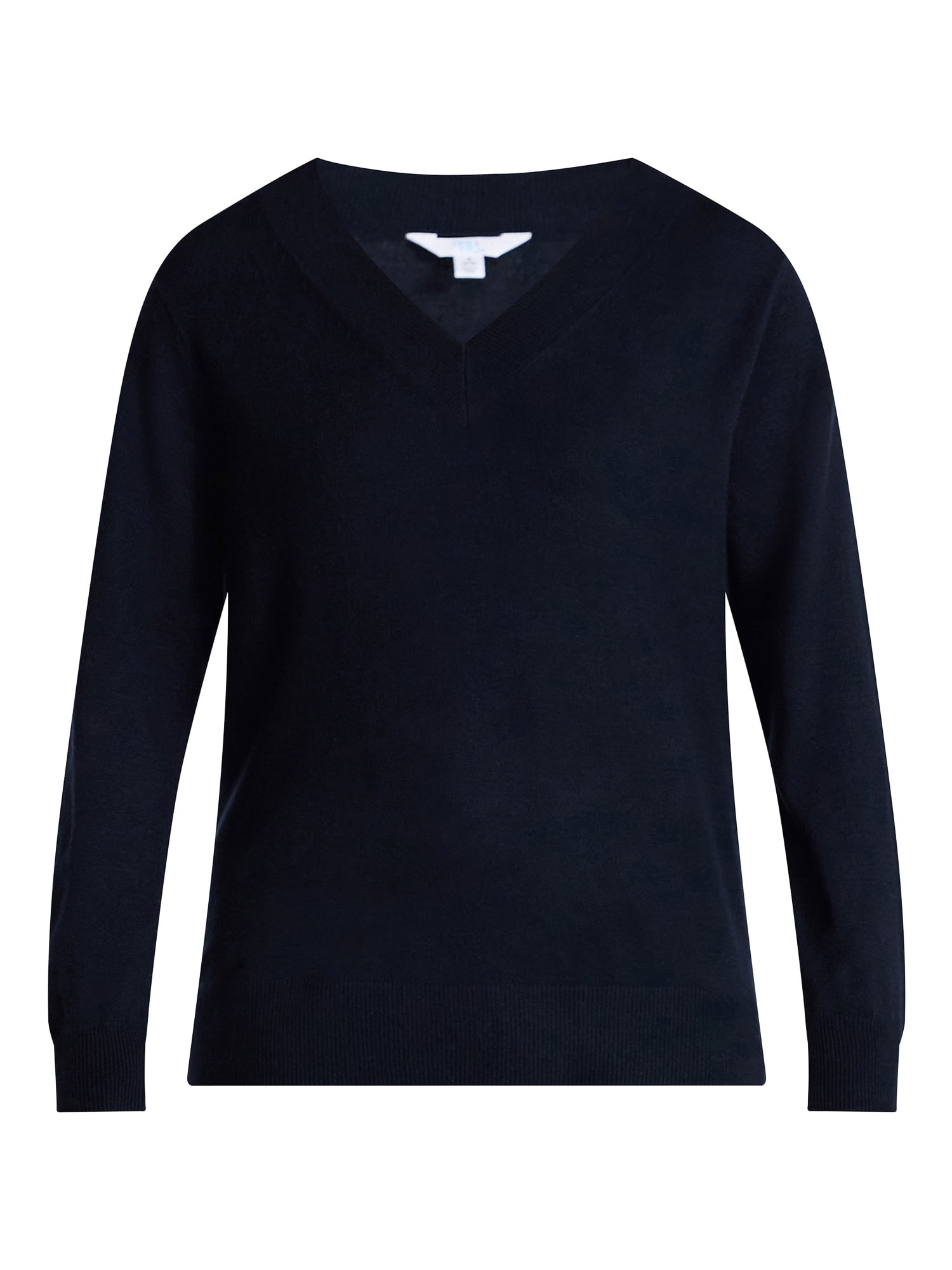 Time and Tru Women's V Neck Sweater, Lightweight, Sizes XS-XXXL