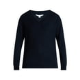 thumbnail image 6 of Time and Tru Women's V Neck Sweater, Lightweight, Sizes XS-XXXL, 6 of 6