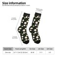 thumbnail image 5 of Yiaed Daisy Print Great elasticity Crew Socks Sports socks for Men and Women, 5 of 5