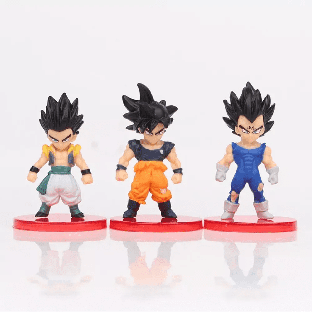 Anime Character Action Figure Set – 21 Piece Collection, Mini Figures with Display Stands, Detailed Design for Play or Display