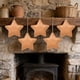 thumbnail image 4 of Colgante decorativo en forma de estrella | Juego de 5 adornos colgantes de vidrio marino multicolor | Tela reciclada ecológica | Idea de regalo para cumpleaños Navidades Inauguración de casa | 12,5, 4 of 7