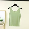 thumbnail image 6 of YHAJDS Womens Sleepwear Solid Sleeveless Crew Neck Loose Thin Soft Summer Pajama Shirts, 6 of 9