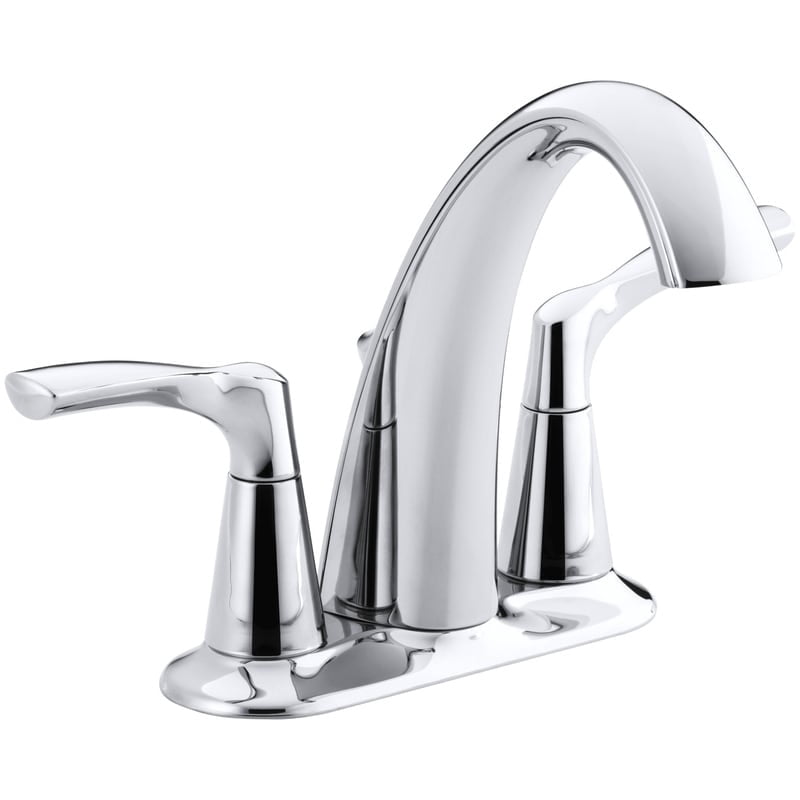 Kohler Sterling R37024 4d Cp Chrome 2hand 4 Lav Faucet Walmart Com