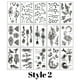 thumbnail image 2 of Set HC 431-445 15 pegatinas tatuaje ordinarias pequeñas y frescas JShteea 60 x 105 mm, 2 of 9