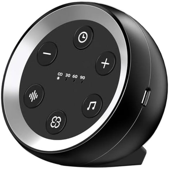 Small Sound Machine Battery Mini White Noise Machine for Baby Kids Adult with 32 Relaxing Sounds 32 Volume Levels Sleep Brown Noise Machine for Travel Office Privacy with 4 Timer & Memory