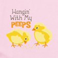 thumbnail image 2 of CafePress - Hangin With My PEEPS Body Suit - Baby Light Bodysuit, Size Newborn - 24 Months, 2 of 4