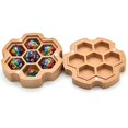 thumbnail image 2 of Wood Gear-Shaped Polyhedral Dice Box for Dungeons & Dragons, 2 of 3