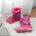 thumbnail image 5 of Dream Pairs Boys & Girls Winter Zip Snow Boots Outdoor Warm Waterproof Sport Snow Boot DUCKO PINK Size 13, 5 of 5