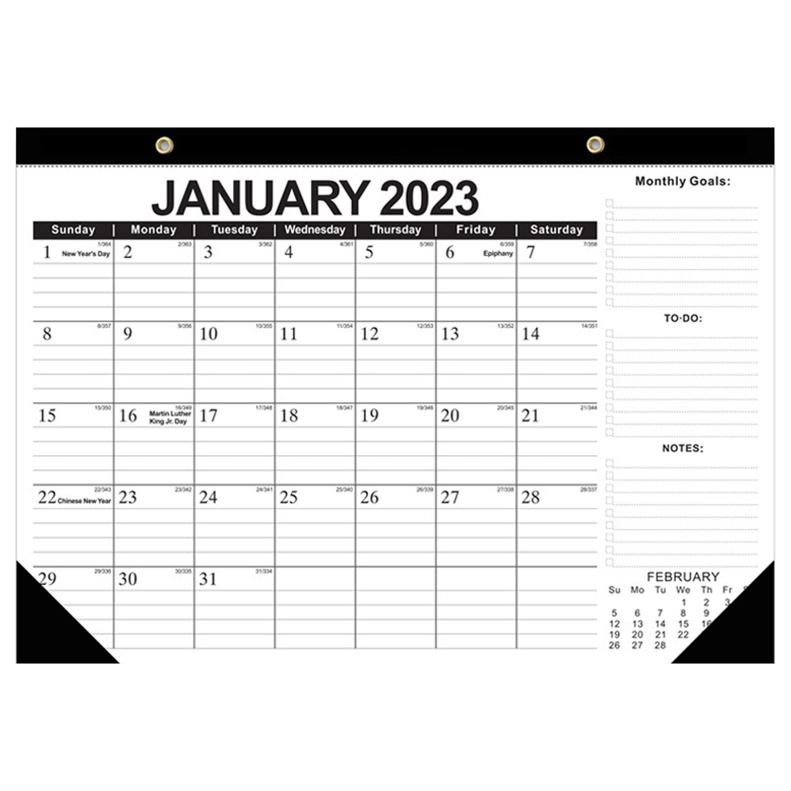 Desk Calendar 2022-2023 To-do List & Notes 17 x 12 Desk Pad Best Desk Calendar for Organizing Large Ruled Blocks December 2023,18 Months Monthly Desk Calendar Calendar 2022-2023 from July 2022 
