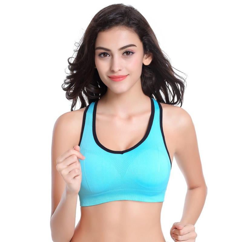 Women Sports Bra Push Up Padded Seamless Tank Tops Fitness Gym Yoga Breathable