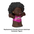 thumbnail image 4 of Replacement Part for Fisher-Price Little People Playset - Replacement Female African-American Swimmer Figure ~ Inspired by Barbie You Can Be Anything, 4 of 5