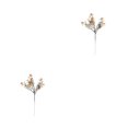 thumbnail image 1 of Yuarrent Navidad bayas artificiales pino cono flor rama salón pared ventana boda fiesta decoración adornos Color champagne 2piezas, 1 of 6