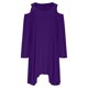 thumbnail image 4 of mfyjkho Vestidos para mujer, Vestido elegante de corte A con mangas largas y hombros descubiertos de color liso para mujer, talla grande Vestidos de playa para mujer xl, 4 of 9