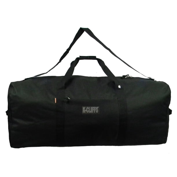 Bolsa de viaje K-Cliffs Heavy Duty Cargo, grande, 100 L, negra