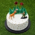 thumbnail image 4 of 17 Pieces Deer Hunting Cake Topper Christmas Tree Cake Decorations Deer Hunting Theme Topper for Birthday Party Halloween Supplies, 4 of 4