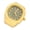 Brown, variant on Vintage Square Ring Analog Quartz Watch Mini Finger Clock Retro Roman Numeral Alloy Ring Watch Jewelry Novelty Fashion Gift for Women Men Couples