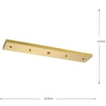 thumbnail image 7 of Progress Lighting, Canopy Accessory, 3 Lights, Pendant, Brushed Bronze, Rectangular Collection, 7 of 7